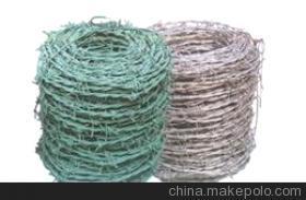 【供应pvc包塑刺绳|防护刺绳|普通刺绳|刺丝|刺网】价格,厂家,图片,金属绳、缆,安平县广润金属丝网制品-